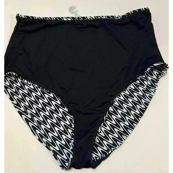 Beautikini Highwaisted Striped Bikini Bottom NWT Size XXL - Picture 5 of 7